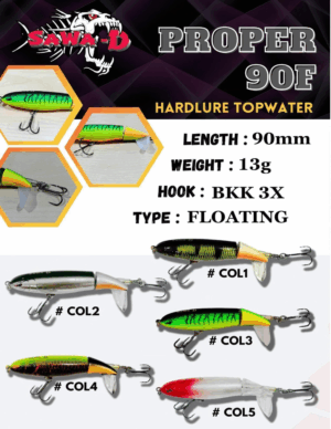 SAWA-D PROPER 90F HEADLURE TOPWATER