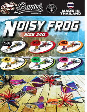 Boytep Lure Noisy Frog 🔥(Propeller Bising)🔥24gram Free Sticker🔥[Ready stock]