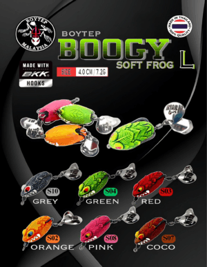 BOYTEP BOOGY (L) 4CM/ 7.2G SOFTFROG DOUBLE BLADE.