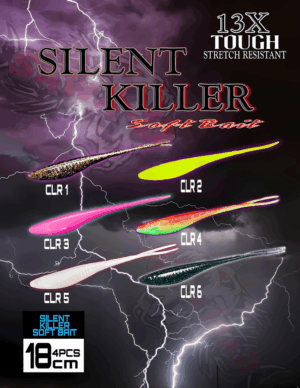 Silent Killer Soft Bait| (4pcs in packet) Sawa-D  Soft Plastic 18cm/20gram 🔥New Item🔥 Ready Stock