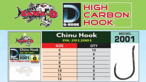 Sawa-D Chinu Hook DK-2012001 High Carbon Hook 2001