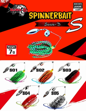 SAWA-D  SPINNER BAIT 7G with BKK HOOK. 2X STRONG WIRE. NEW ITEM. READY STOCK.
