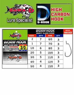 Sawa-D Worm Hook 9003CD HEAVY CLASS HOOK