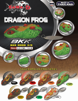 Sawa-D Dragon Frog 6cm/14gram [Ready Stock]