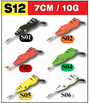 Sawa-D 🔥 Soft frog 🔥 S12 (with Kevlar) 7cm/10gram [Ready Stock]