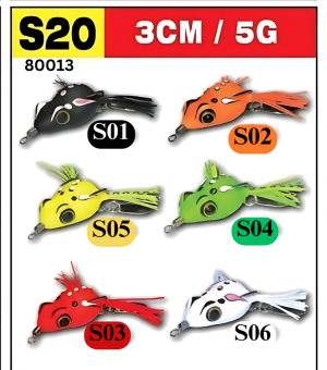 Sawa-D🔥soft frog🔥 S20 3cm/5gram [Ready Stock]