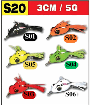 Sawa-D🔥soft frog🔥 S20 3cm/5gram [Ready Stock]