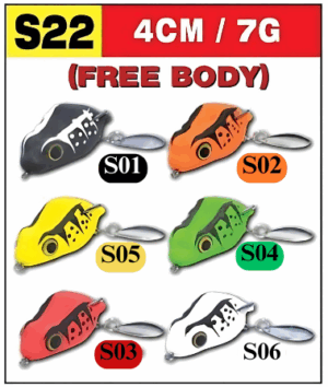 Sawa-D 🔥Soft Frog🔥 S22 4cm/7gram [Ready stock]