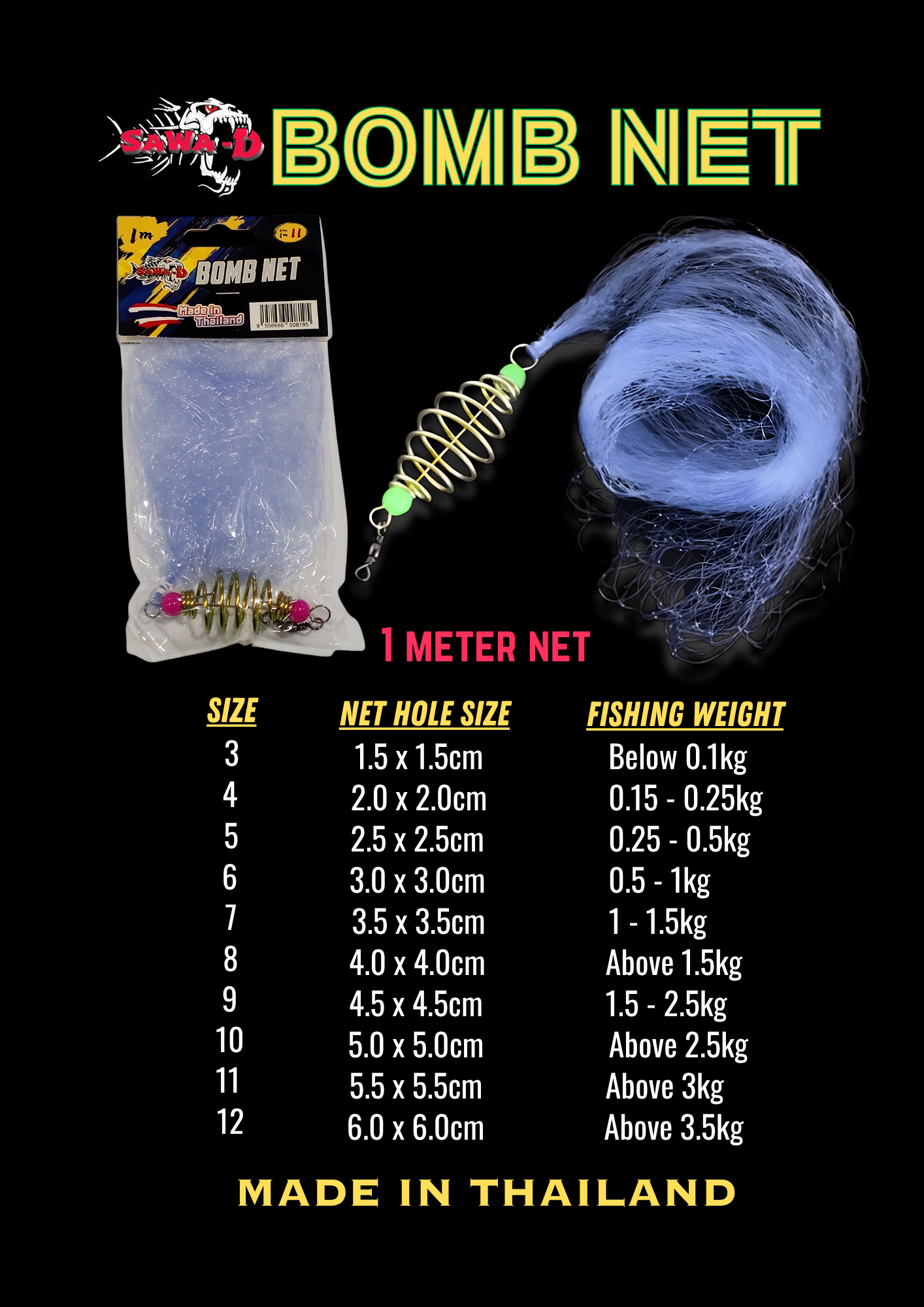 Sawa-D Bomb Net 1meter