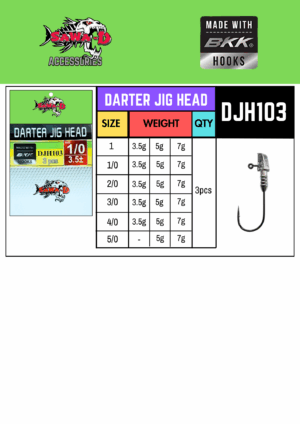 DARTER JIG HEAD (DJH103) BKK