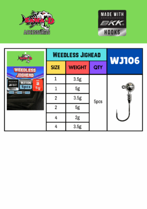 Sawa-D Weedless Jighead (WJ106)