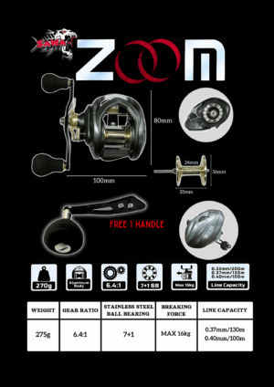 Sawa-D Reel Zoom Baitcasting