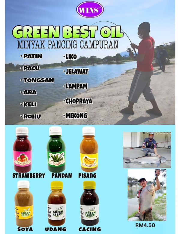 Green Best Oil minyak pancing campuran