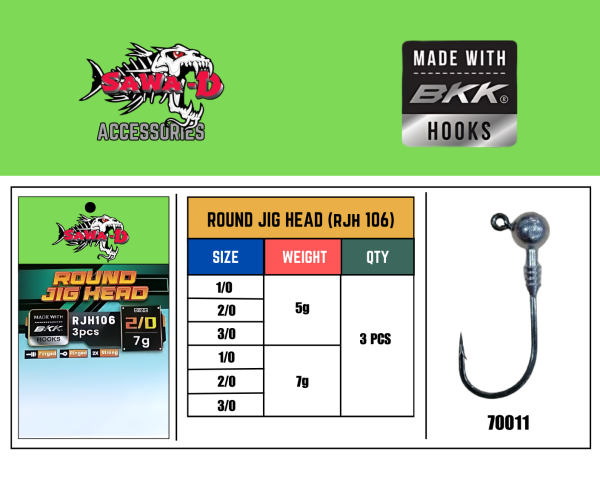 Sawa-D Round Jig Head (RJH106)