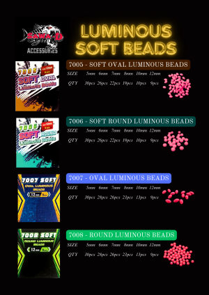 Sawa-D Luminous Soft Beads 7005 - 7008