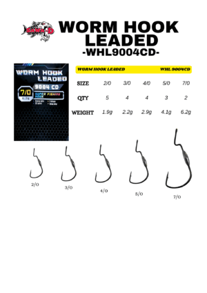 Sawa-D Worm Hook Leaded WHL9004cd