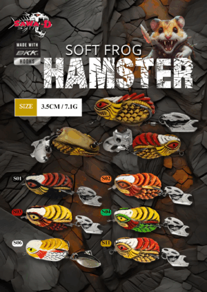 Sawa-D Hamster Soft Frog 3.5cm / 7.1g bkk hook 1