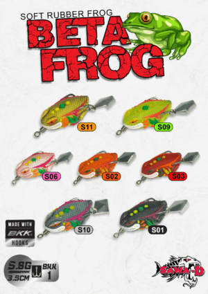 Sawa-D Beta Soft Frog 3.5cm / 5.8g bkk hook 1