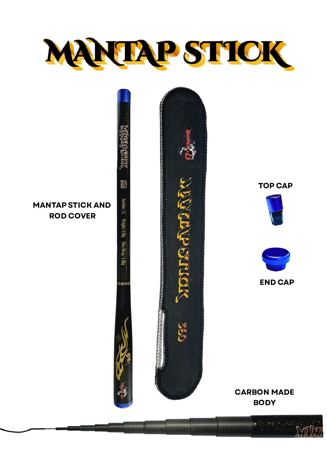 SAWA-D MANTAP STICK / Telescopic Rod