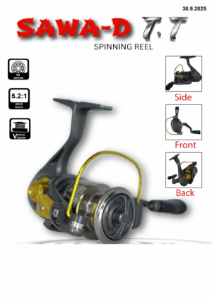 SAWA-D TT Fishing Spinning Reel V Spool D